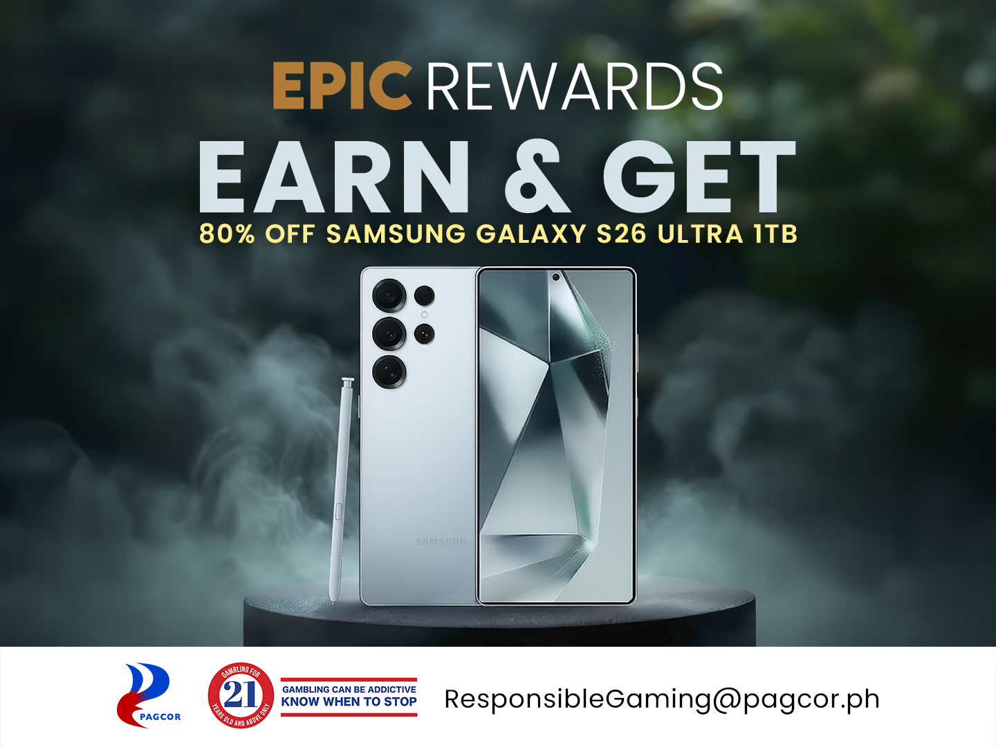 EARN & GET: SAMSUNG GALAXY S26 ULTRA 1TB