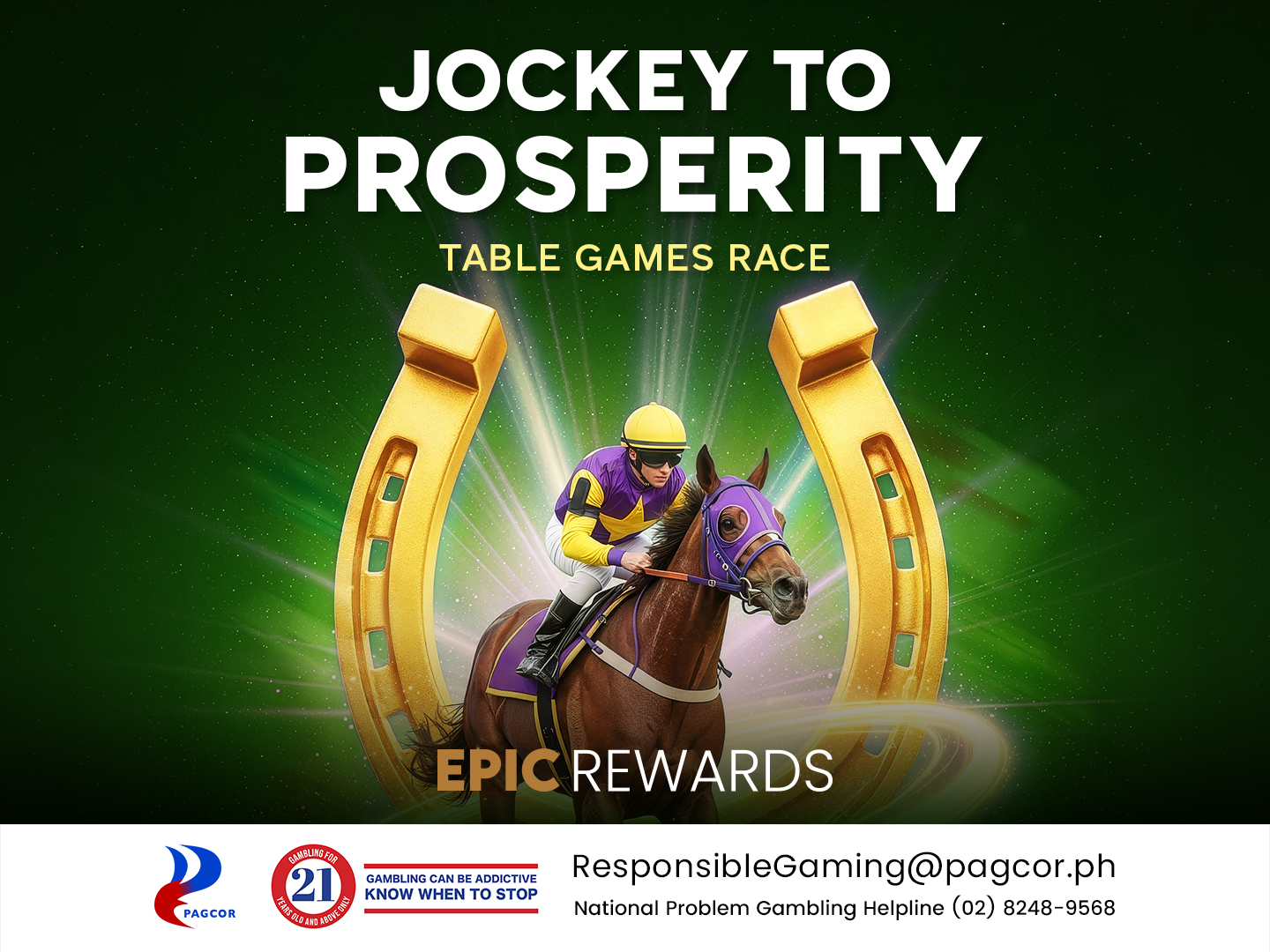 JOCKEY TO PROSPERITY TG RACE
