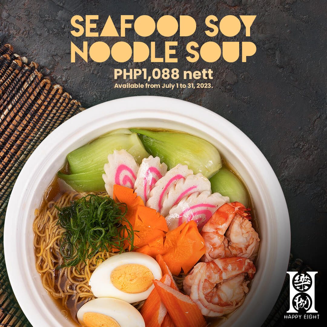 Happy 8 SEAFOOD SOY NOODLE SOUP