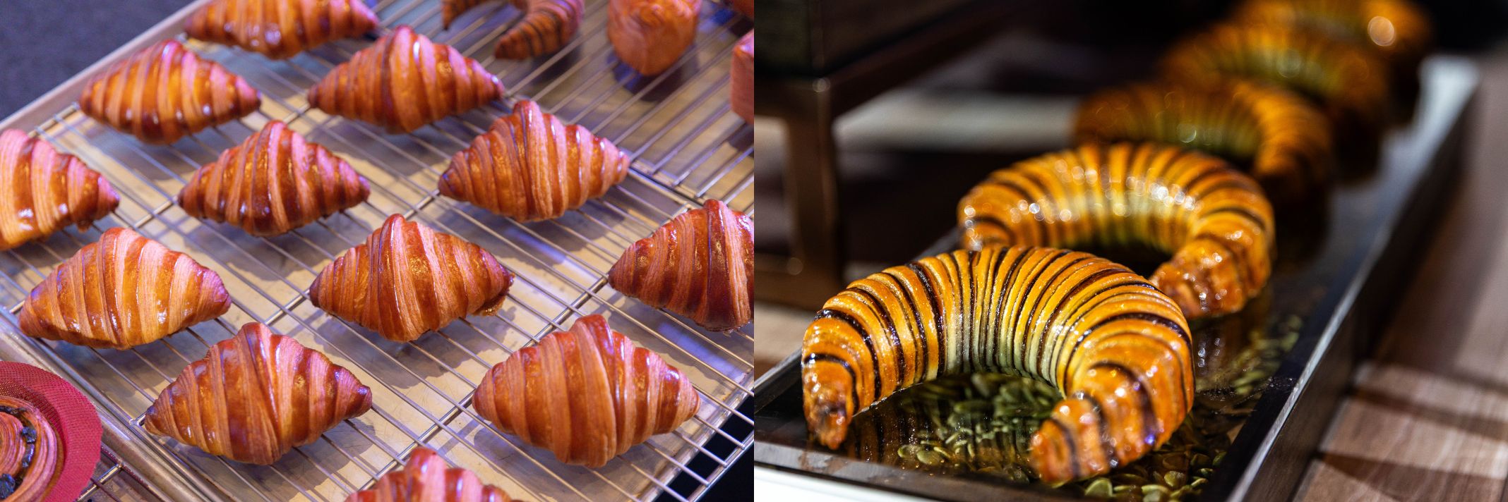 Plain Croissant and Crescent Croissant by world-renowned pastry chef Antonio Bachour, exclusively available at Newport World Resorts