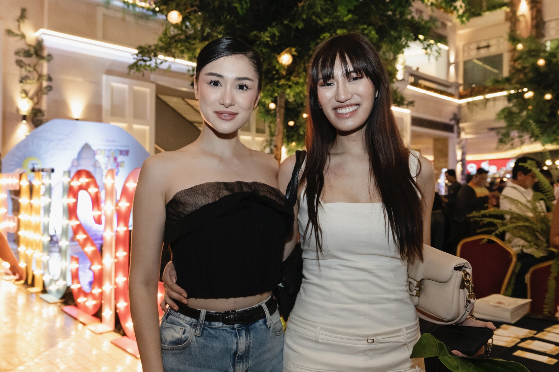 Miss International 2023 third runner-up Nicole Borromeo and Miss World Philippines 2022 Top 20 Semifinalist Charyzah Esparrago