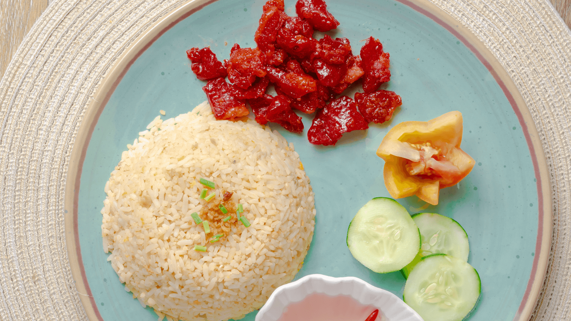 Tocino with rice