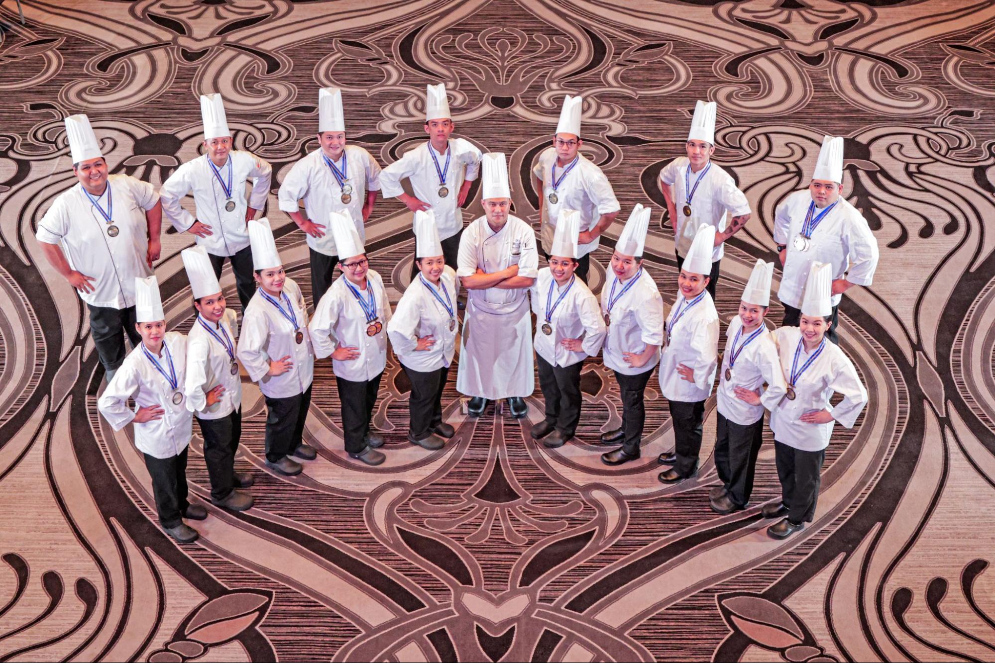 Following its successful debut during last year’s cup is Hotel Okura Manila’s culinary team, led by Executive Sous Chef Jerrymie Tamayo. The team celebrated 12 wins across 17 competition entries, including both a silver and bronze at the Creative Breakfast Challenge and Chocolate Showpiece categories, and a second runner-up accolade at the French Touch Challenge (Seafood).