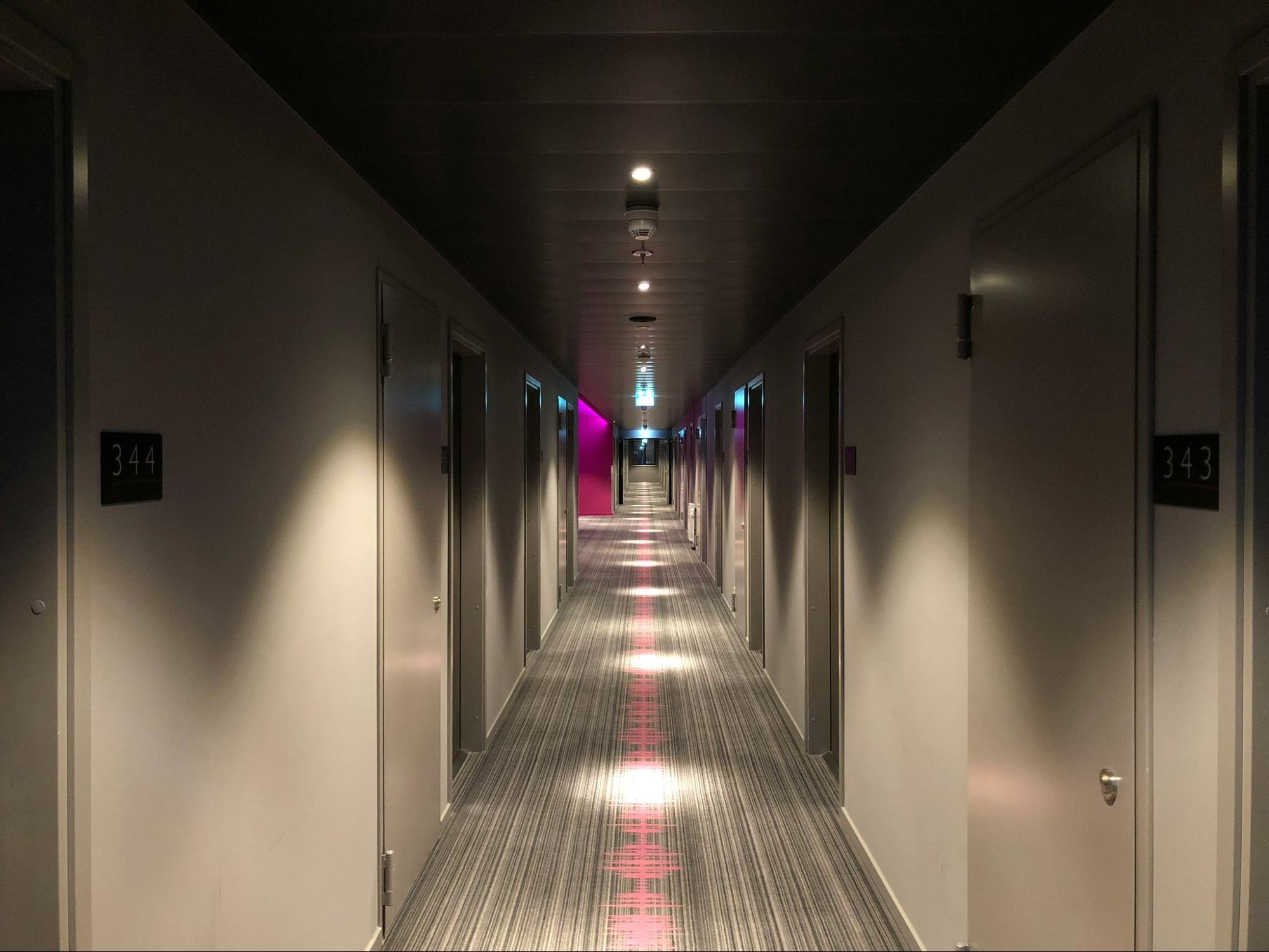 Hotel hallway