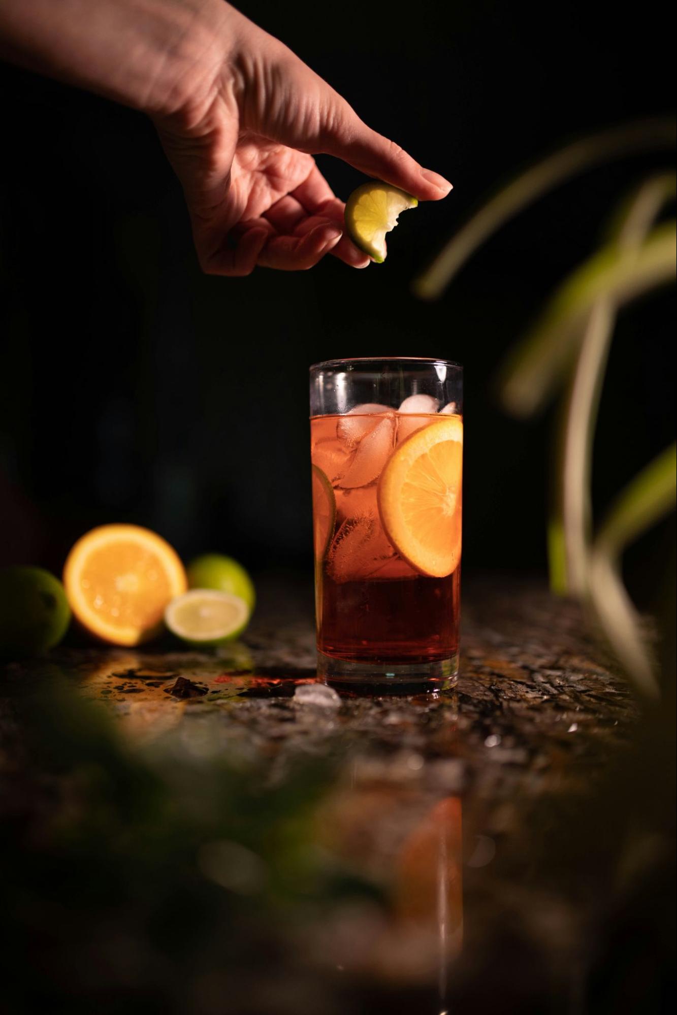 Long Island Iced Tea in a glass