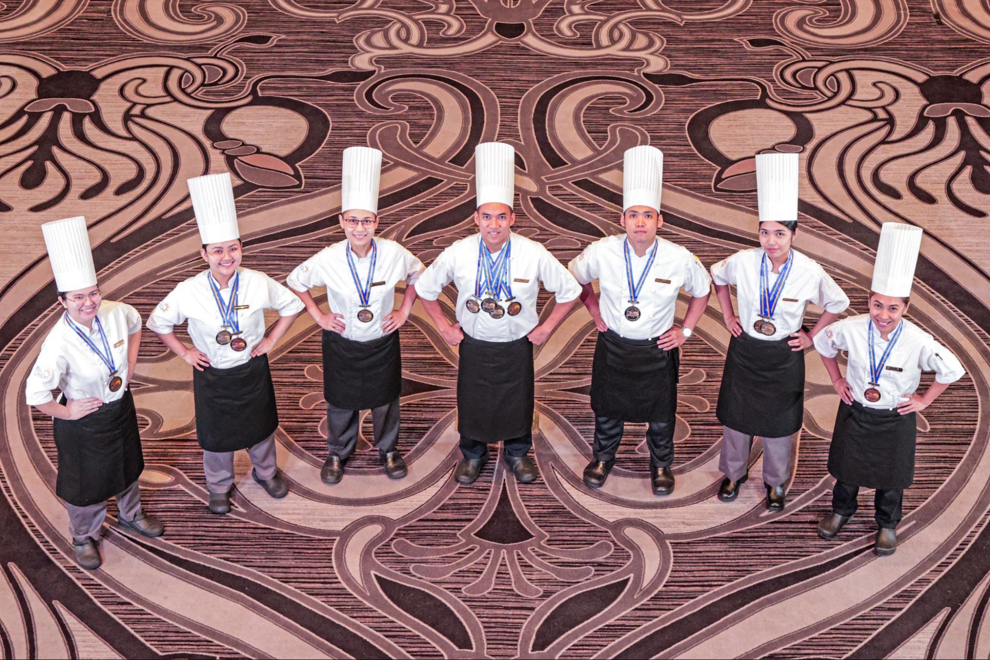 The delegation for Marriott Manila scored back-to-back championships after taking home the prestigious cup last year, with a total haul of 17 medals. The team, led by Executive Chef Meik Brammer, snagged the coveted highest gold for the Dream Team Challenge, U.S. Beef, and Dress the Cake, and a gold for U.S. Lamb categories. This year’s impressive showing by the hotel marks its 5th overall championship with wins from 2015, 2016, 2018, and 2023—another milestone that Marriott is grateful for as they celebrate their 15 wonderful years.