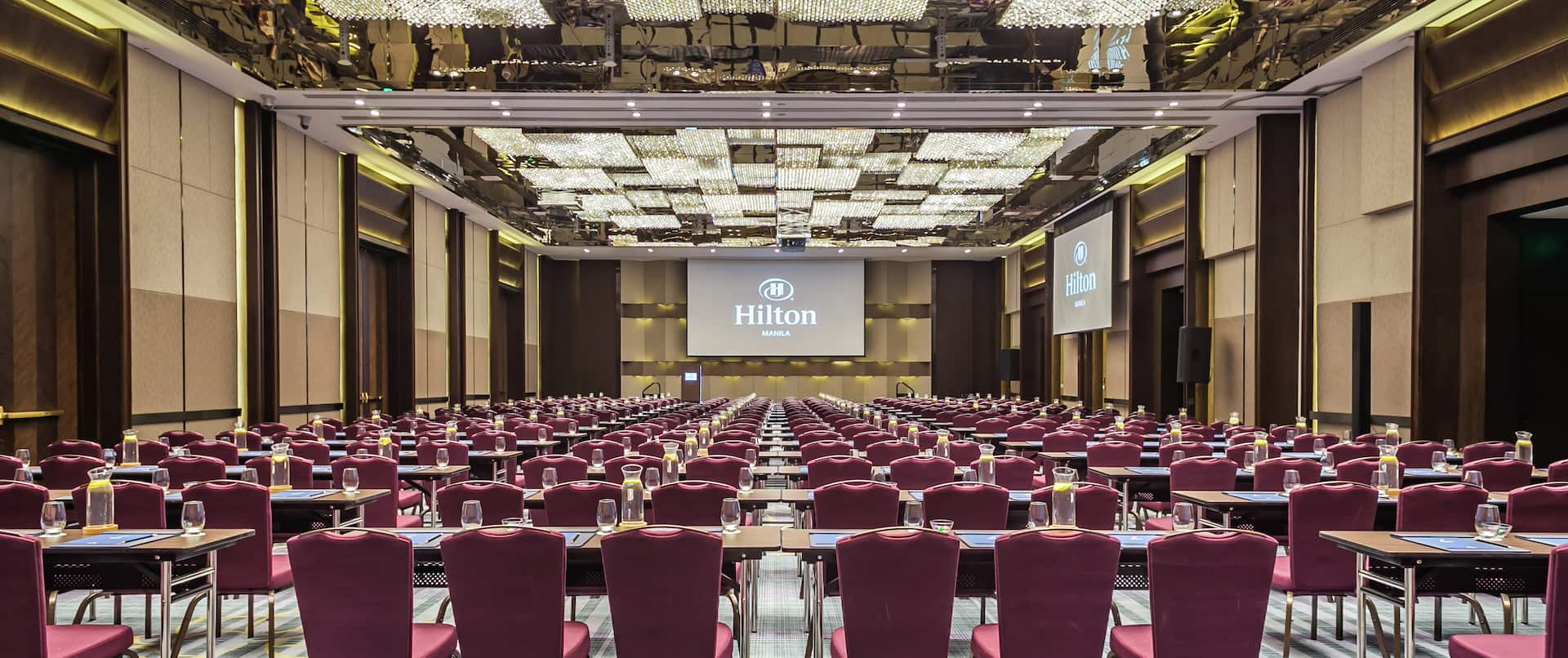 Hilton Manila’s Ballroom 2 School Room Layout