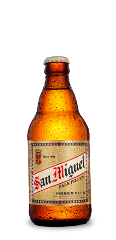 San Miguel Pale Pilsen (5% alcohol content)