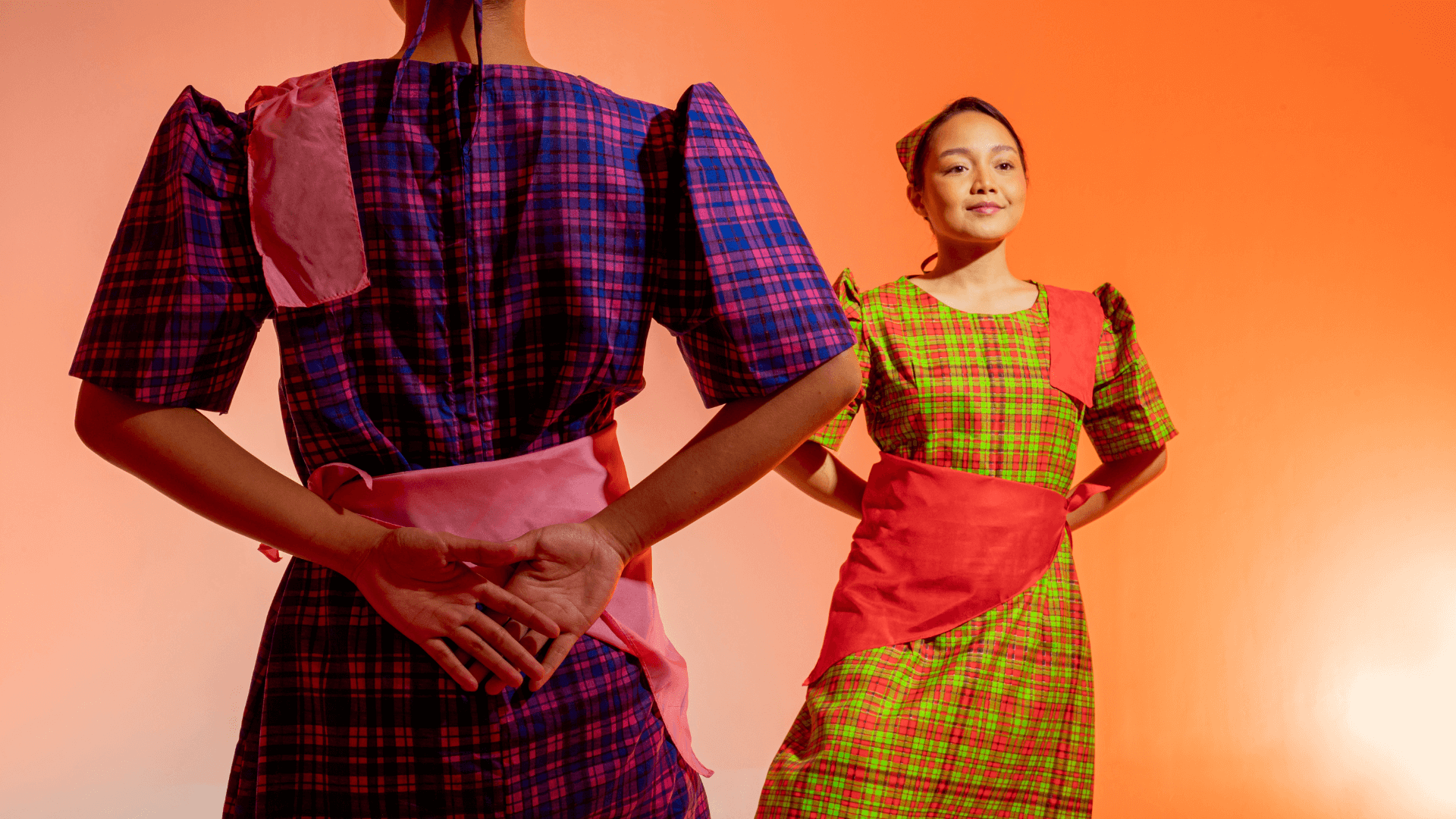 Women wearing Filipiniana