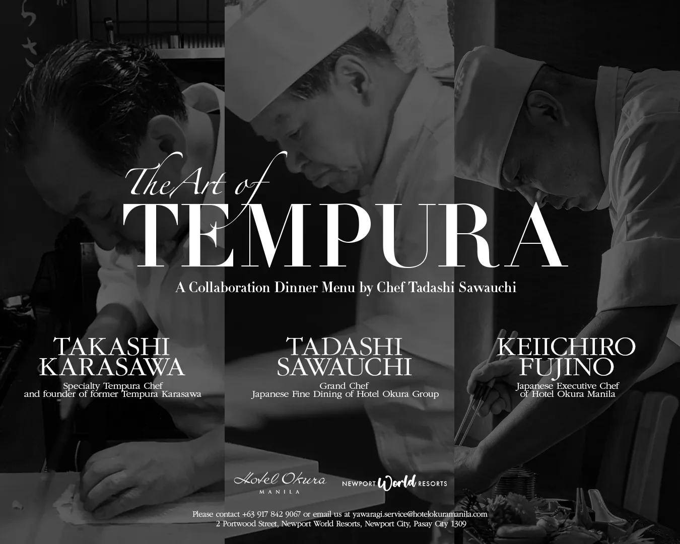 The Art of Tempura at Hotel Okura Manila, Newport World Resorts