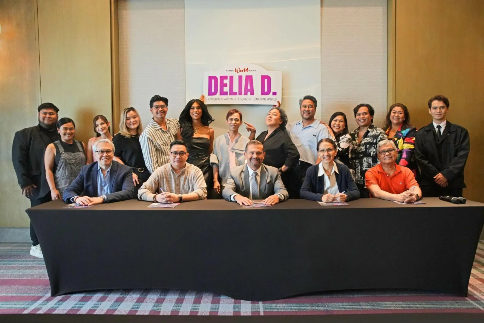 A glamorous first look at the cast of  Delia D.: A Musical Featuring the Songs of Jonathan Manalo