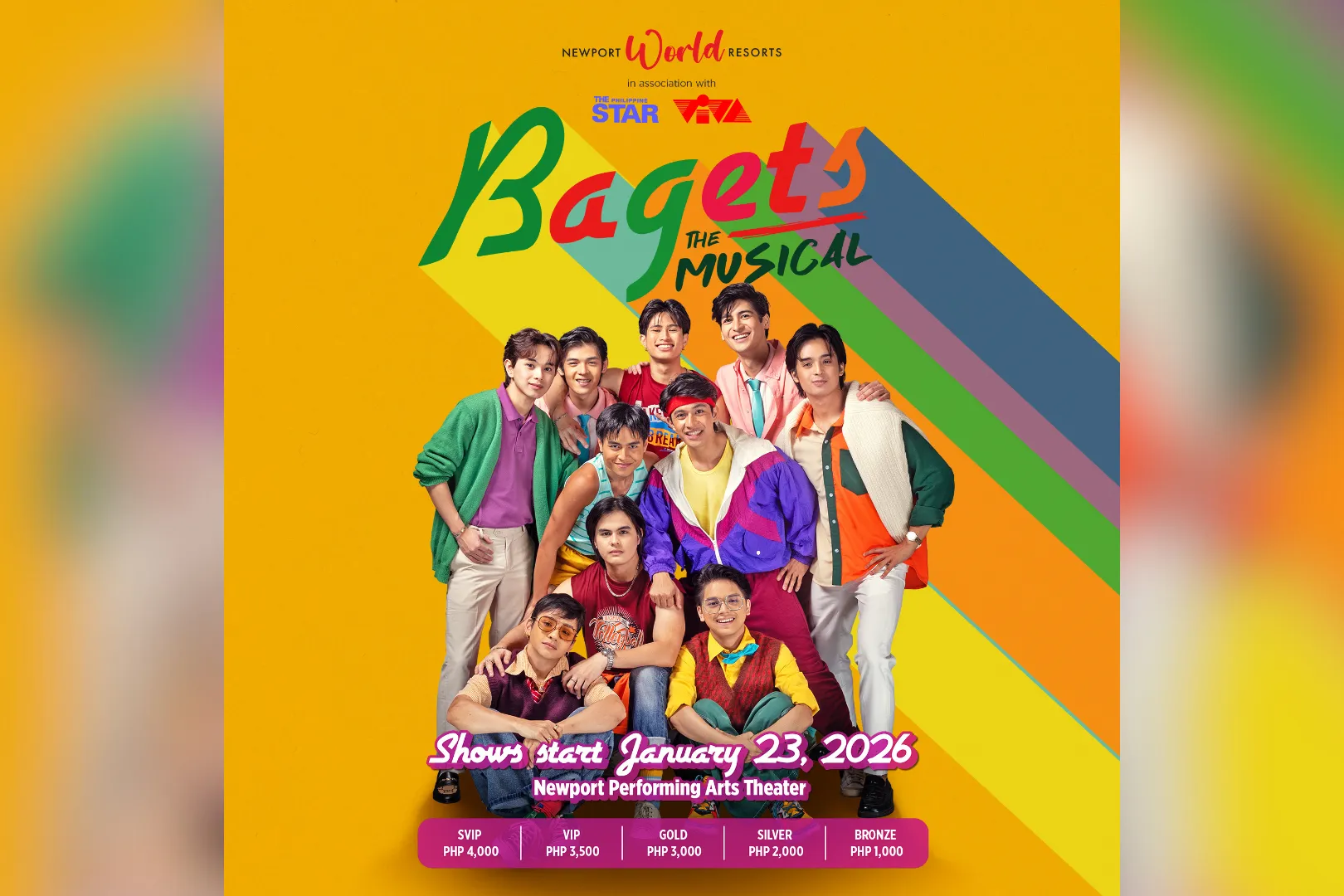 Bagets The Musical 2026 - cast schedule